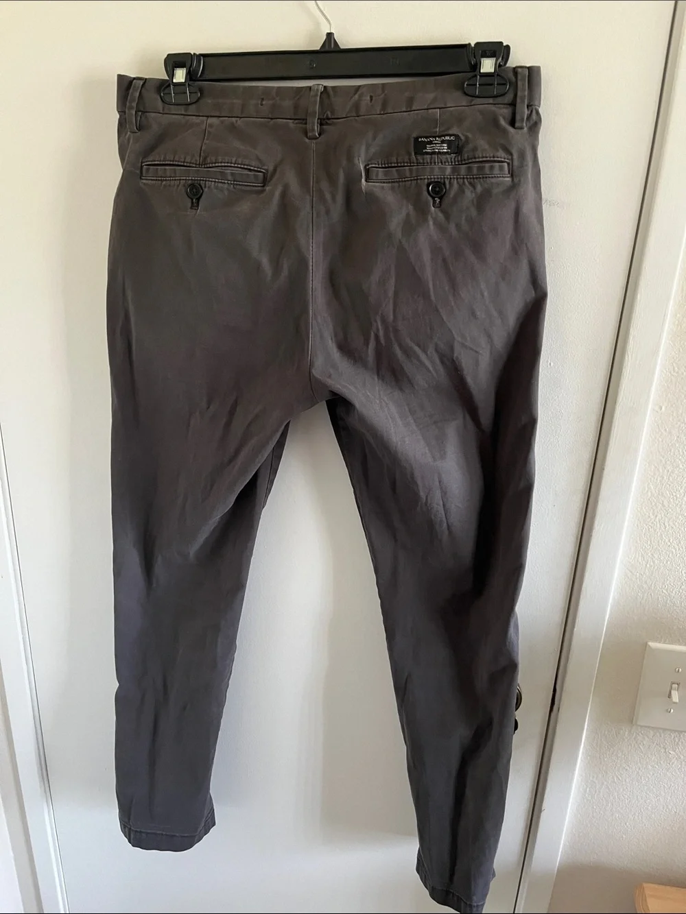 Banana Republic Men's Charcoal Chino Pants